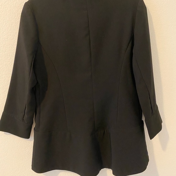 HARLOWE & GRAHAM open black blazer - Picture 8 of 8